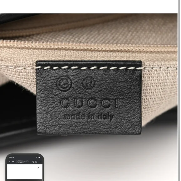 Gucci Black Microguccisma Backpack Purse - Picture 8 of 16